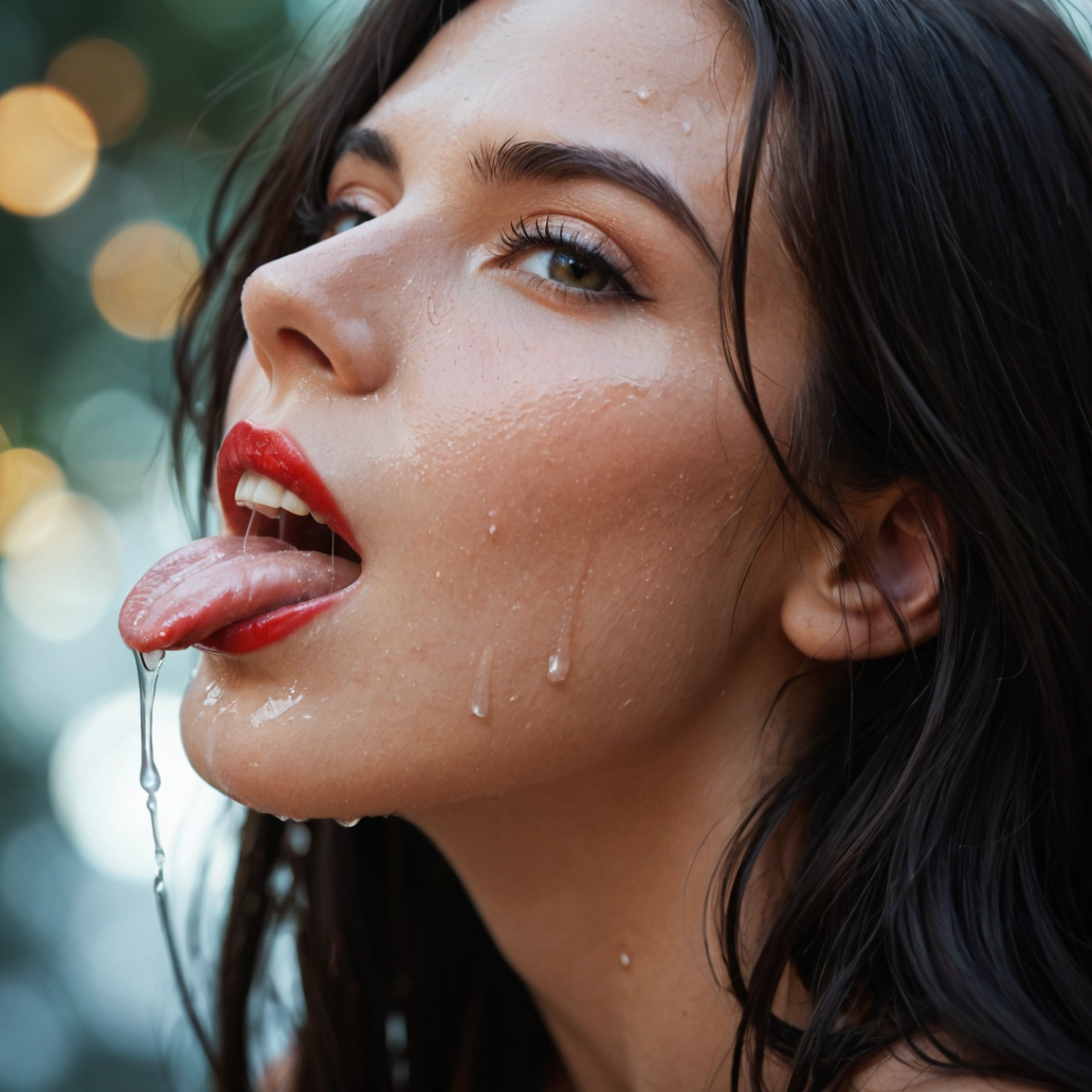 1girl, solo, tongue, tongue out, looking at viewer, open mouth · Yamete.gg