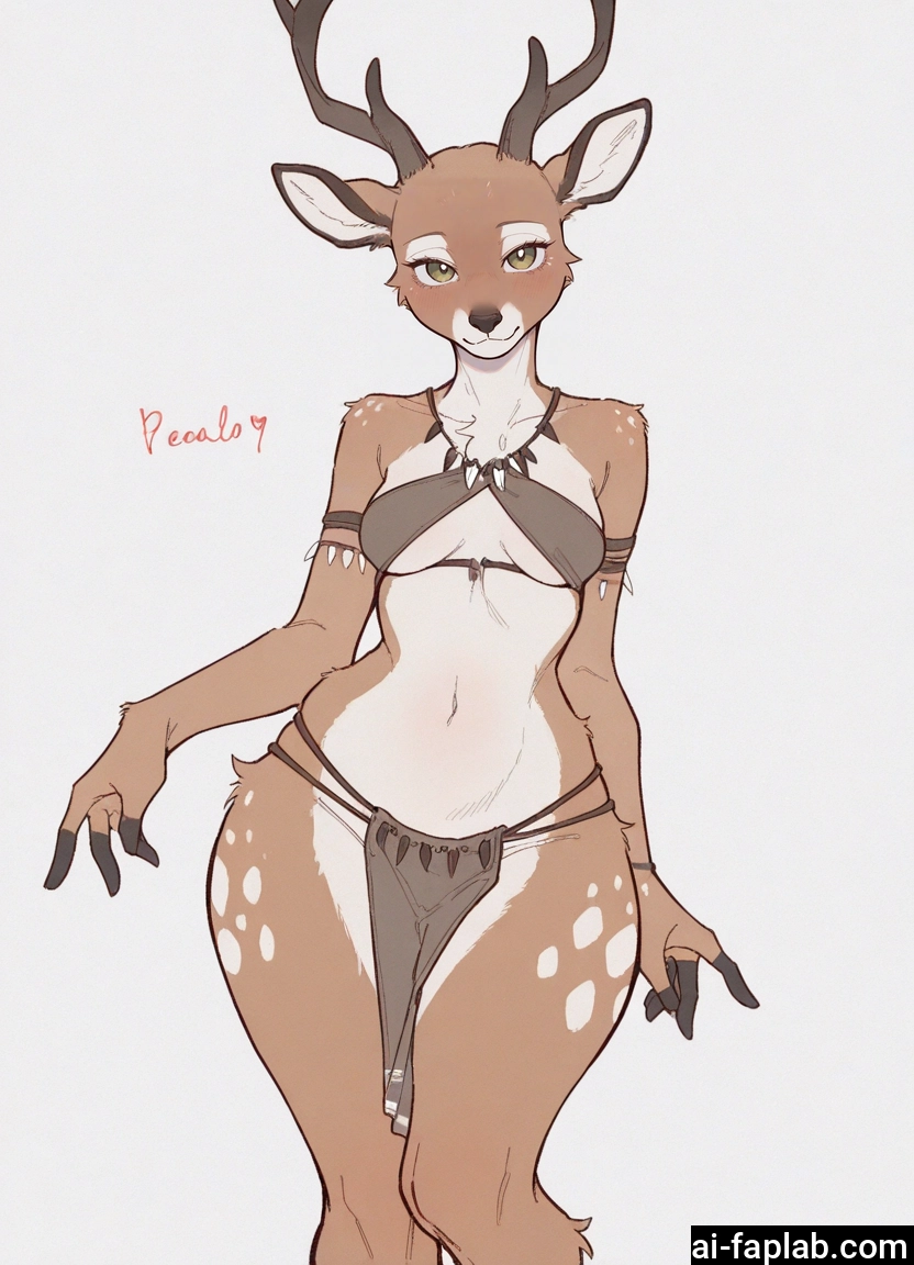furry, 1girl, solo, furry female, animal ears, breasts · Yamete.gg