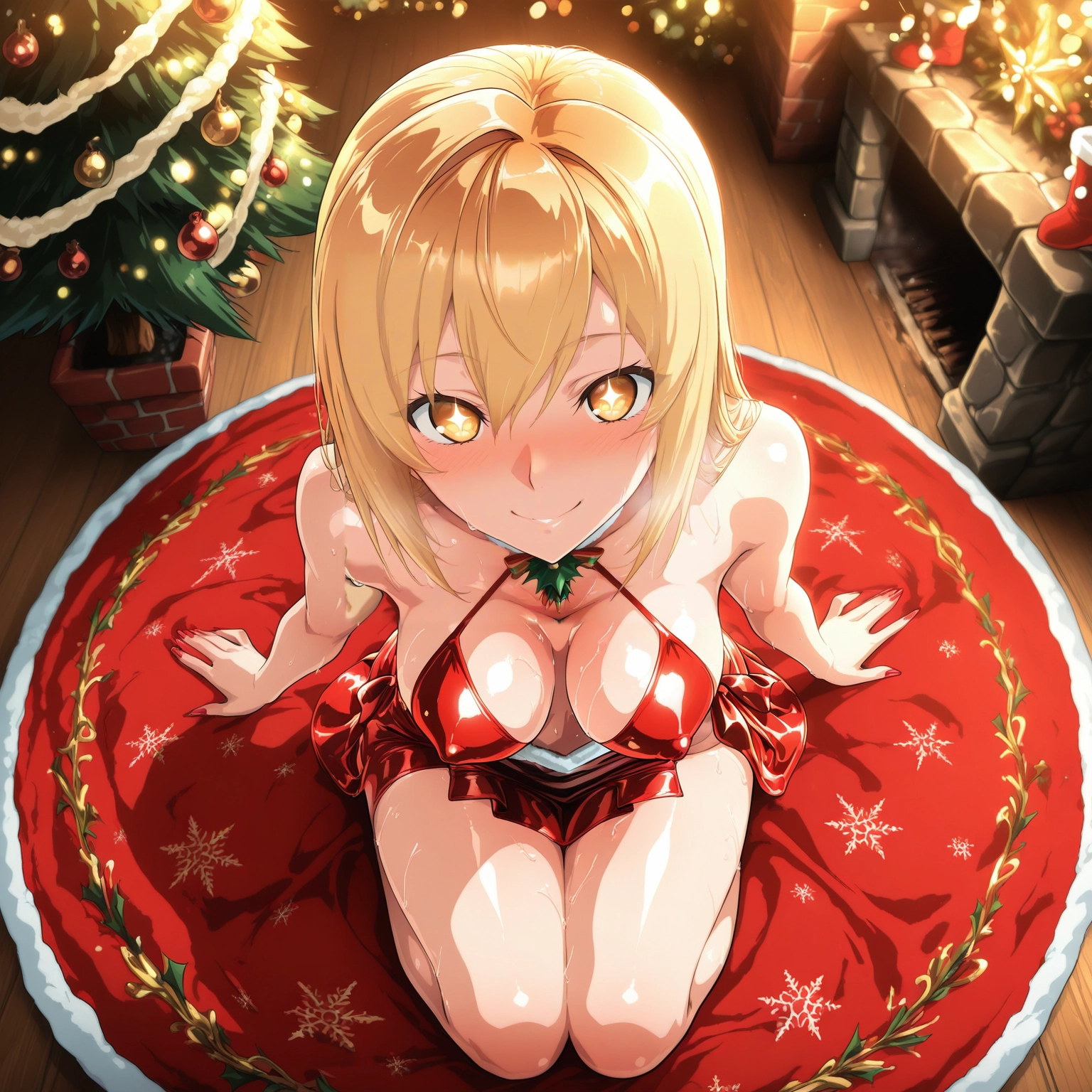 1girl, breasts, blonde hair, solo, smile, looking at viewer · Yamete.gg