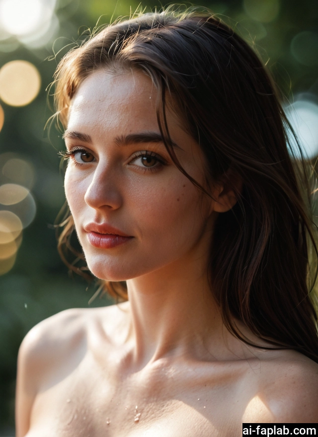 1girl, solo, looking at viewer, brown eyes, brown hair, long hair