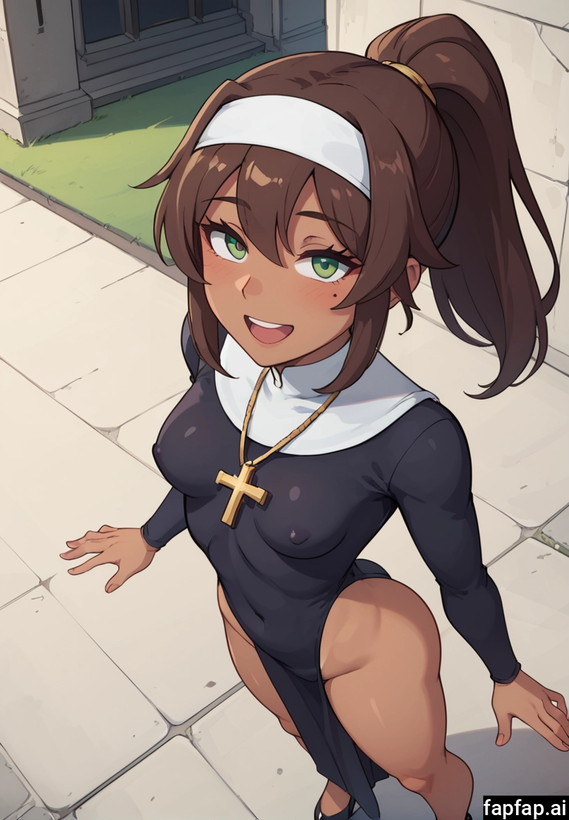 1girl, breasts, solo, mole under eye, green eyes, mole · Yamete.gg
