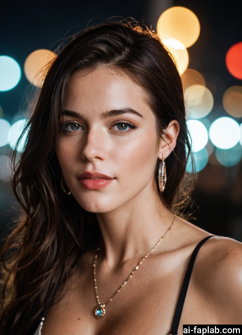 1girl, solo, jewelry, earrings, necklace, looking at viewer · Yamete.gg