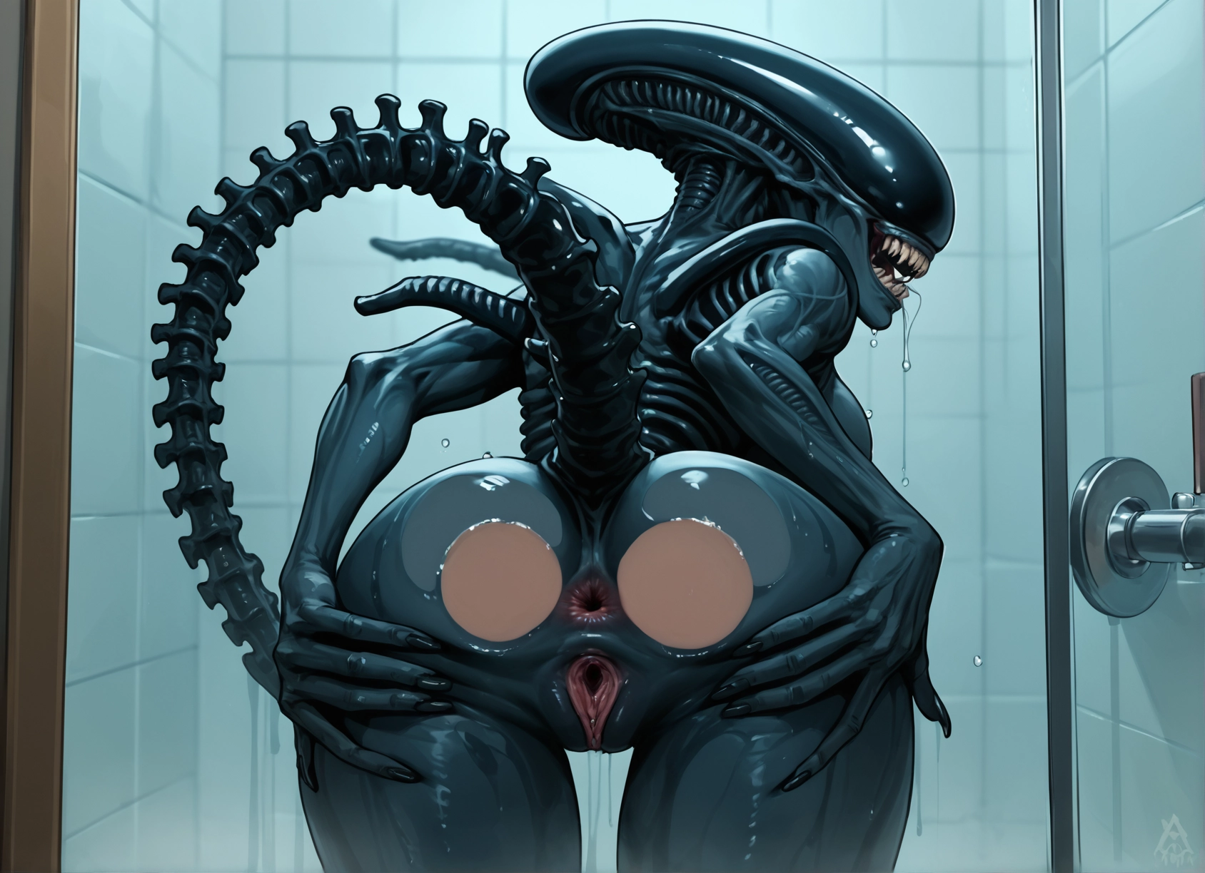 1girl, pussy, anus, ass, solo, uncensored · Yamete.gg