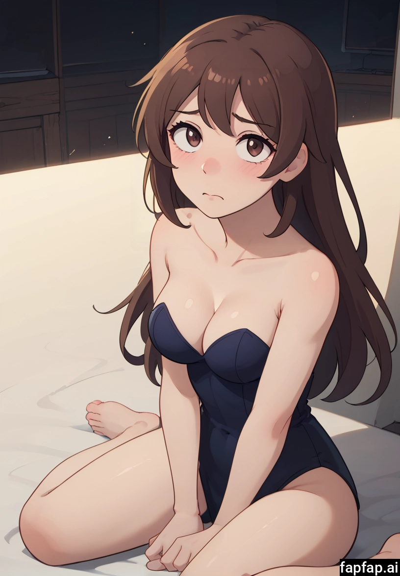 1girl, breasts, brown hair, solo, brown eyes, long hair · Yamete.gg