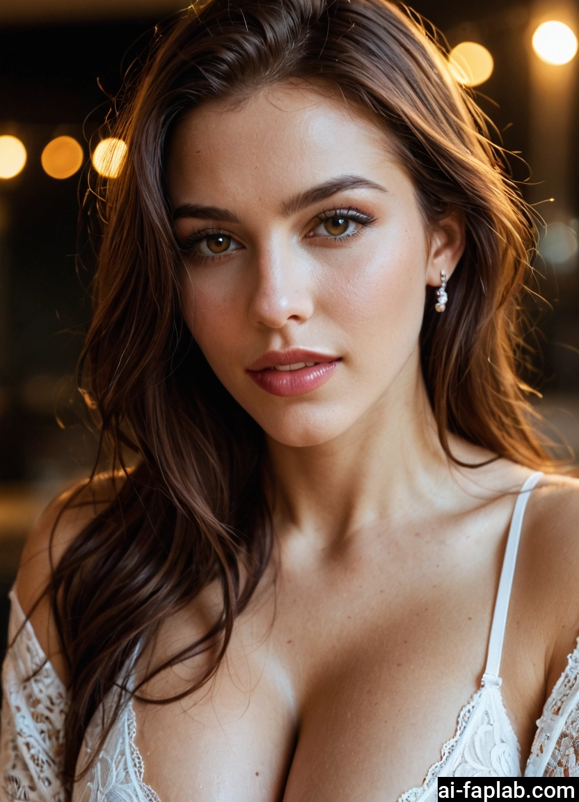 1girl, breasts, solo, jewelry, earrings, cleavage