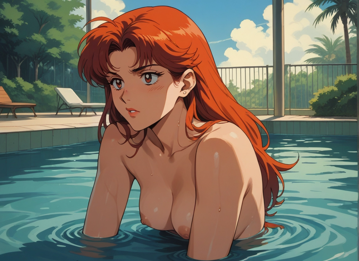 1girl, breasts, nipples, solo, long hair, nude · Yamete.gg
