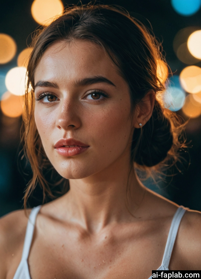 1girl, solo, photo (medium), jewelry, earrings, brown eyes