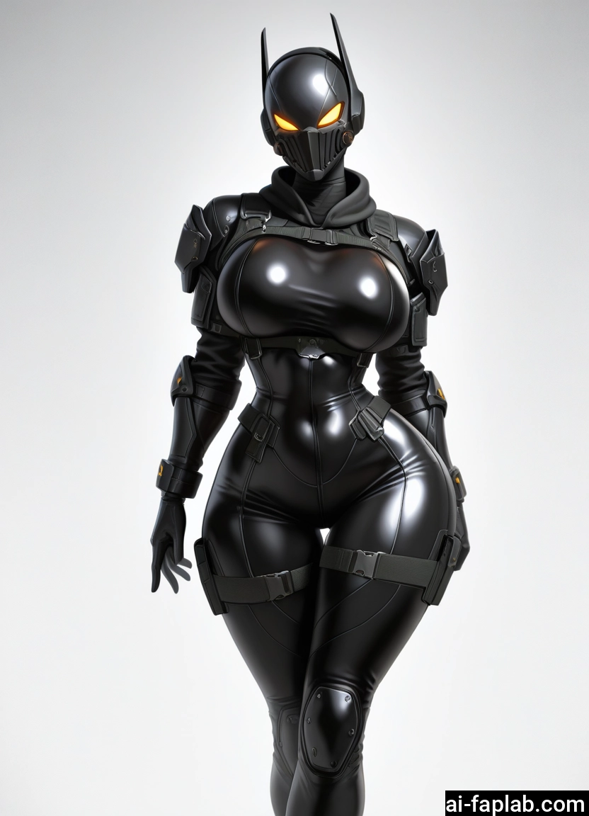 1girl, breasts, solo, bodysuit, large breasts, mask · Yamete.gg