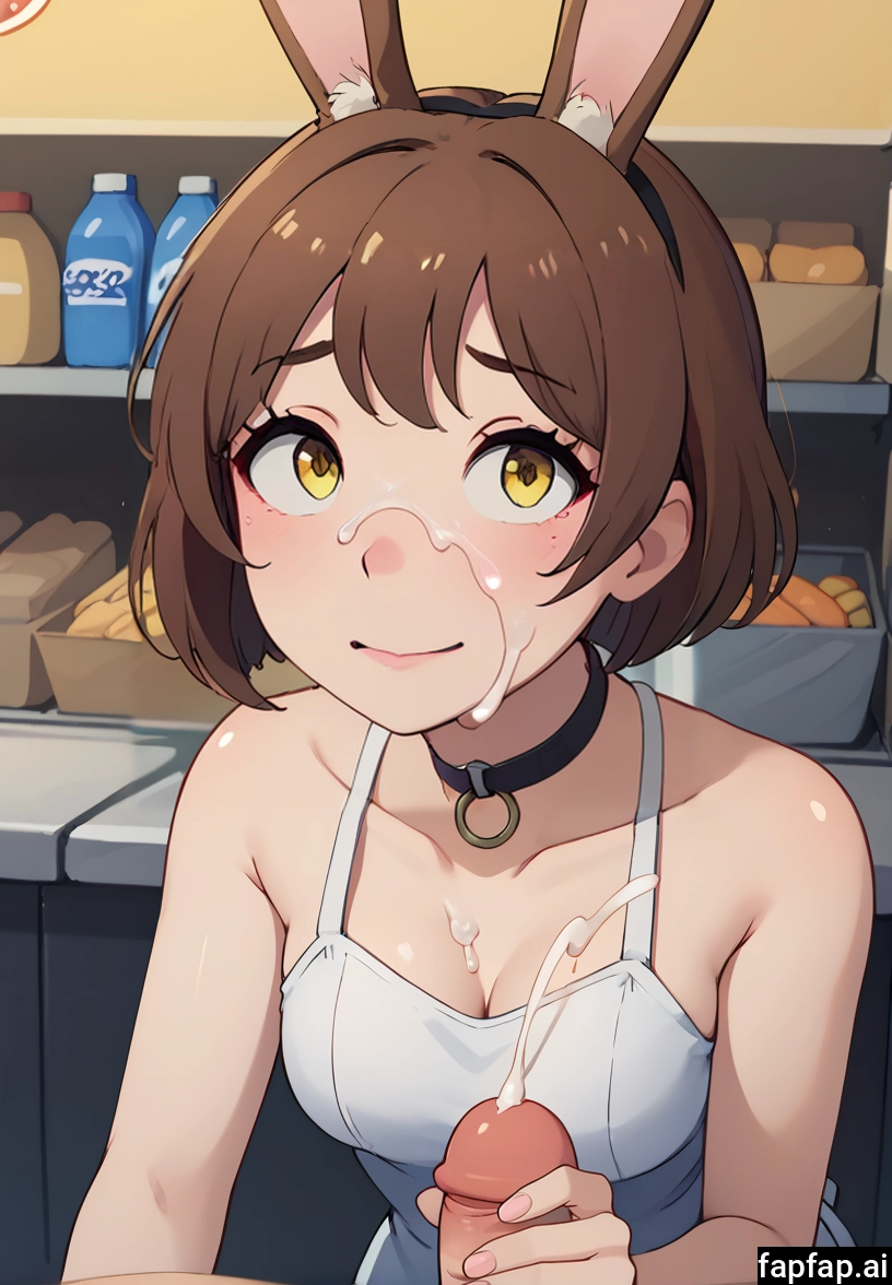 1girl, breasts, 1boy, animal ears, hetero, brown hair · Yamete.gg