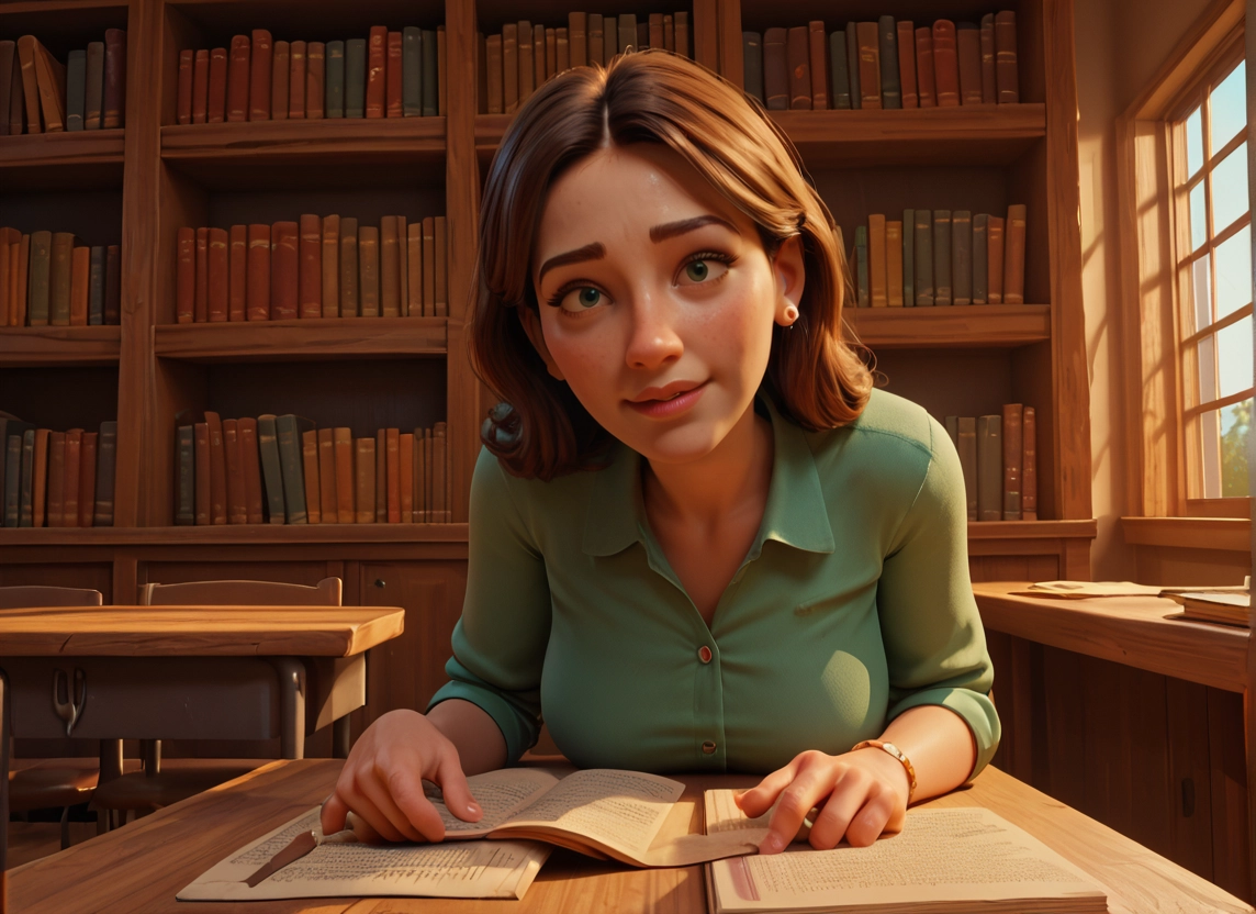 1girl, solo, jewelry, freckles, book, earrings · Yamete.gg