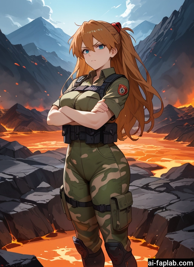 1girl, solo, long hair, crossed arms, blue eyes, looking at viewer · Yamete.gg