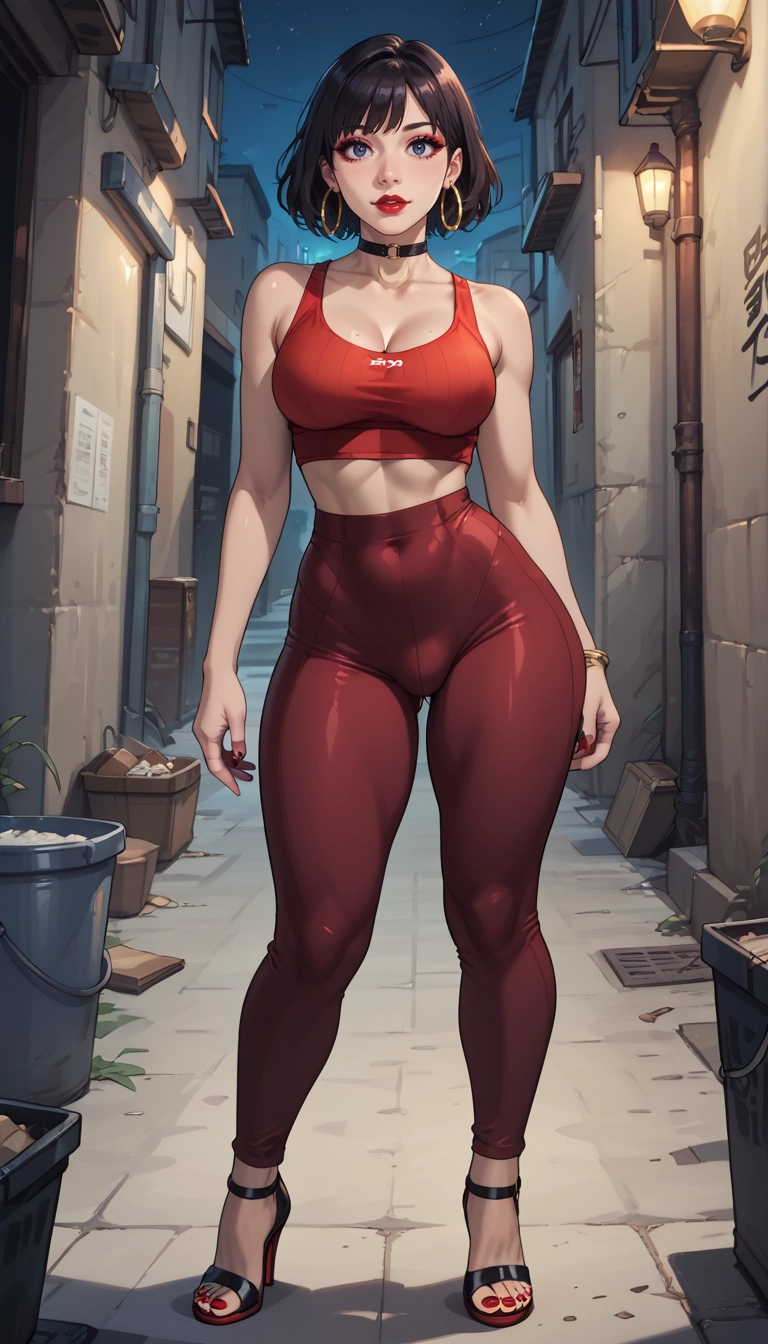 1girl, breasts, tight, solo, choker, jewelry · Yamete.gg