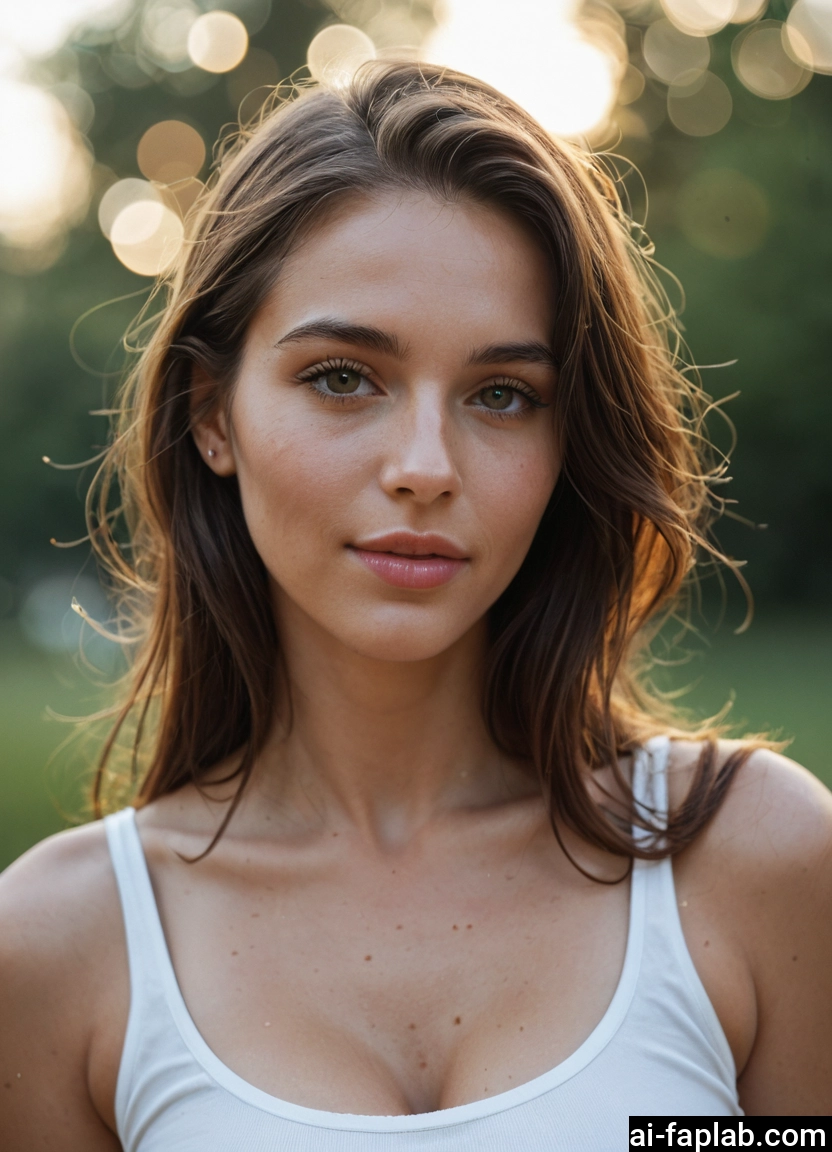 1girl, solo, breasts, looking at viewer, cleavage, brown eyes · Yamete.gg